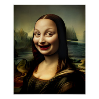 [Printable Art] Lachen Mona Lisa Perfect Poster