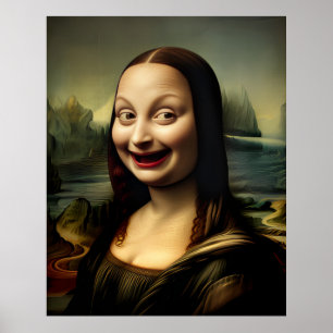 [Printable Art] Lachen Mona Lisa Poster