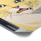 Printable Bathroom Wall Art Cat Art Toilet Poster  (Hoek)