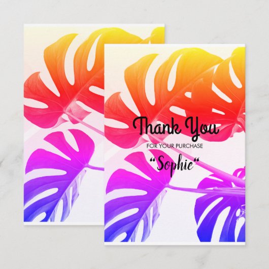 PRINTABLE bedankt cadeautjes (Voorkant / Achterkant)