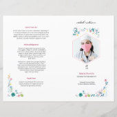 Printable begrafenisbrochure sjabloon (Voorkant)