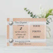 Printable Birthday Invitation -  Kaart (Staand voorkant)