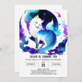 Printable Boho Fox Verjaardag Kaart (Voorkant / Achterkant)