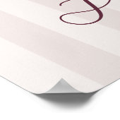 Printable Bonjour Bébé Baby shower Welkomstbord Poster (Hoek)