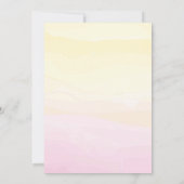 Printable Butterfly Birthday Party Invitations Kaart (Achterkant)