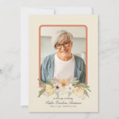 Printable  Celebration of Life-programma Kaart (Voorkant)