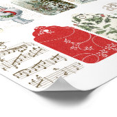 Printable Christmas Junk Journal Labels  Meisje Poster (Hoek)