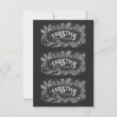 Printable Christmas Year Gift Labels Kaart (Voorkant)
