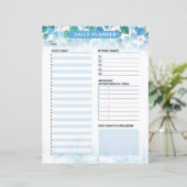 Printable Daily Planner Template (Staand voorkant)