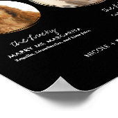 Printable Dog Signature Drinken Wedding Bar Sign Poster (Hoek)