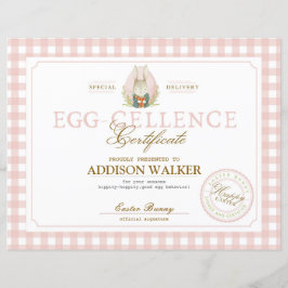 Printable Egg-excellence Certificaat