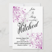 Printable Elegant Wedding Invite Kaart (Voorkant)