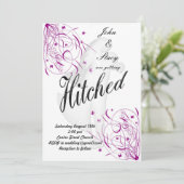 Printable Elegant Wedding Invite Kaart (Staand voorkant)