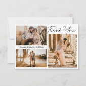 Printable en digitaal dank u de kaart van de huwel (Voorkant)