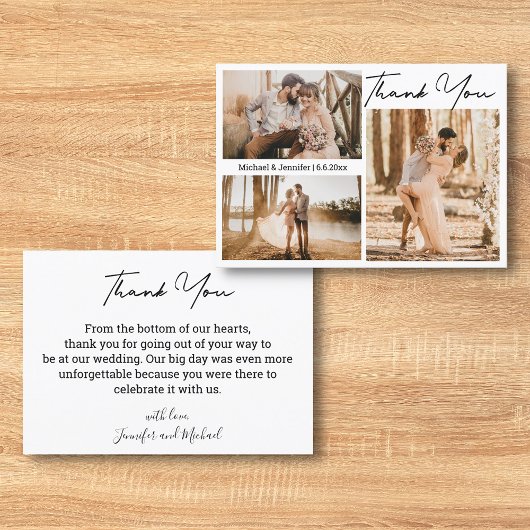Printable en digitaal dank u de kaart van de huwel
