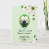 Printable Floral Funeral Program Sjabloon (Voorkant)