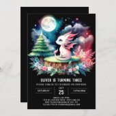 Printable Fun Dragon Verjaardag Kaart (Voorkant / Achterkant)