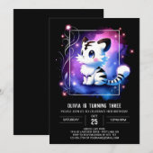 Printable Fun Tiger Verjaardag Kaart (Voorkant / Achterkant)