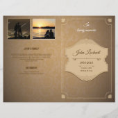 Printable Funeral Brochure Sjabloon (Voorkant)