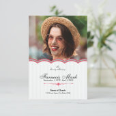 Printable Funeral Prayer Card Sjabloon (Staand voorkant)