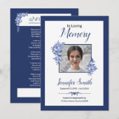 Printable Funeral Prayer Kaart (Voorkant / Achterkant)