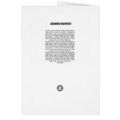 Printable Funeral Program Brochure (Achterkant)