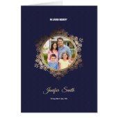 Printable Funeral Program Brochure (Voorkant)