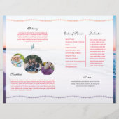 Printable Funeral Program sjabloon (Achterkant)