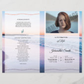 Printable Funeral Program sjabloon (Voorkant)