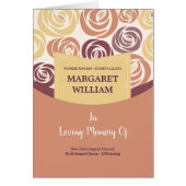 Printable Funeral Program Sjabloon (Voorkant)