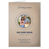 Printable Funeral Program Sjabloon (Voorkant)