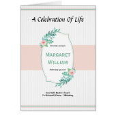 Printable Funeral Program Sjabloon (Voorkant)