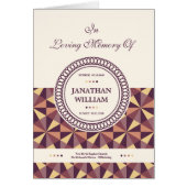 Printable Funeral Program Sjabloon (Voorkant)