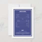 Printable Funeral Program Sjabloon Kaart (Achterkant)