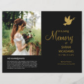 Printable Funeral Program Template (Voorkant)