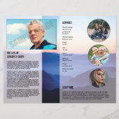 Printable Funeral Program Template (Achterkant)