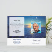 Printable Funeral Program Template (Staand voorkant)