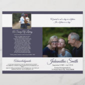 Printable Funeral Program Template (Voorkant)