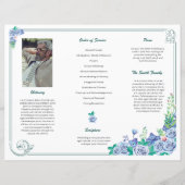 Printable Funeral Program Template (Achterkant)