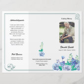 Printable Funeral Program Template (Voorkant)