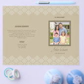 Printable Funeral Program Template Flyer (Enkel)