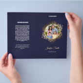 Printable Funeral Program Template Flyer (Hand)