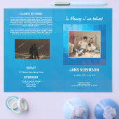 Printable Funeral Program Template Flyer (Enkel)