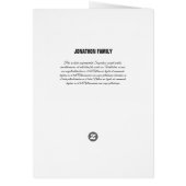 Printable Funeral Sjabloon (Achterkant)