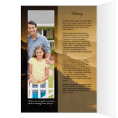 Printable Funeral Sjabloon Brochure (Binnen (Links))