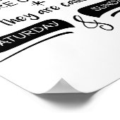 Printable Funny Kantoor Sign Printable Art Poster (Hoek)