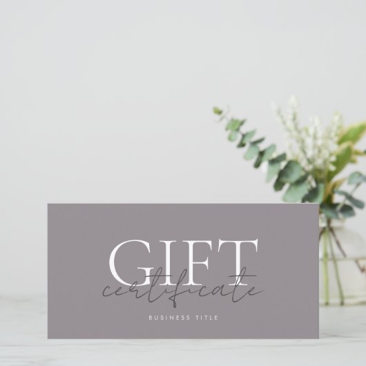 Printable Gift Kaart Sjabloon Gemakkelijk aan te p (Staand voorkant)