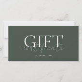 Printable Gift Kaart Sjabloon Gemakkelijk aan te p (Voorkant)