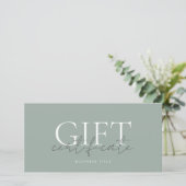 Printable Gift Kaart Sjabloon Gemakkelijk aan te p (Staand voorkant)