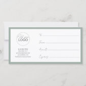 Printable Gift Kaart Sjabloon Gemakkelijk aan te p (Achterkant)